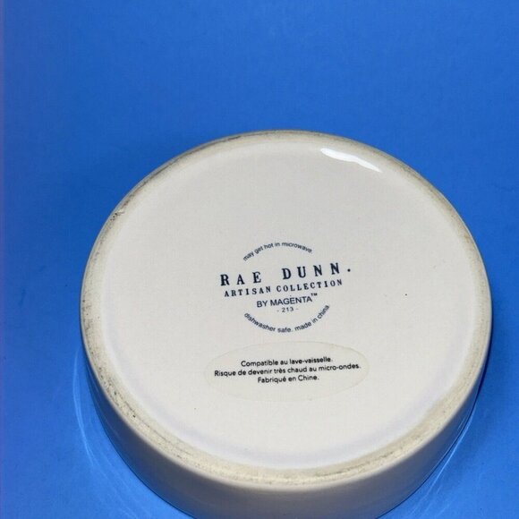 Rae Dunn ceramic cat food dish all mine - Picture 5 of 6